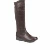 Pavers Knee High Boots With Stretch Calf - WBINS34147 / 320 784