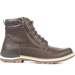 Pavers Men's Brown Lace-Up Ankle Boots - WBINS34203 / 321 197 / 321 197