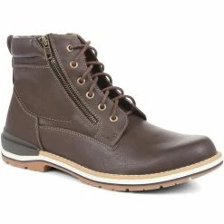 Pavers Men's Brown Lace-Up Ankle Boots - WBINS34203 / 321 197 / 321 197