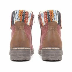 Pavers Lace Up Knitted Cuff Ankle Boots - WBINS34191 / 320 778 / 320 778 21 Pavers Lace Up Knitted Cuff Ankle Boots - WBINS34191 / 320 778 / 320 778