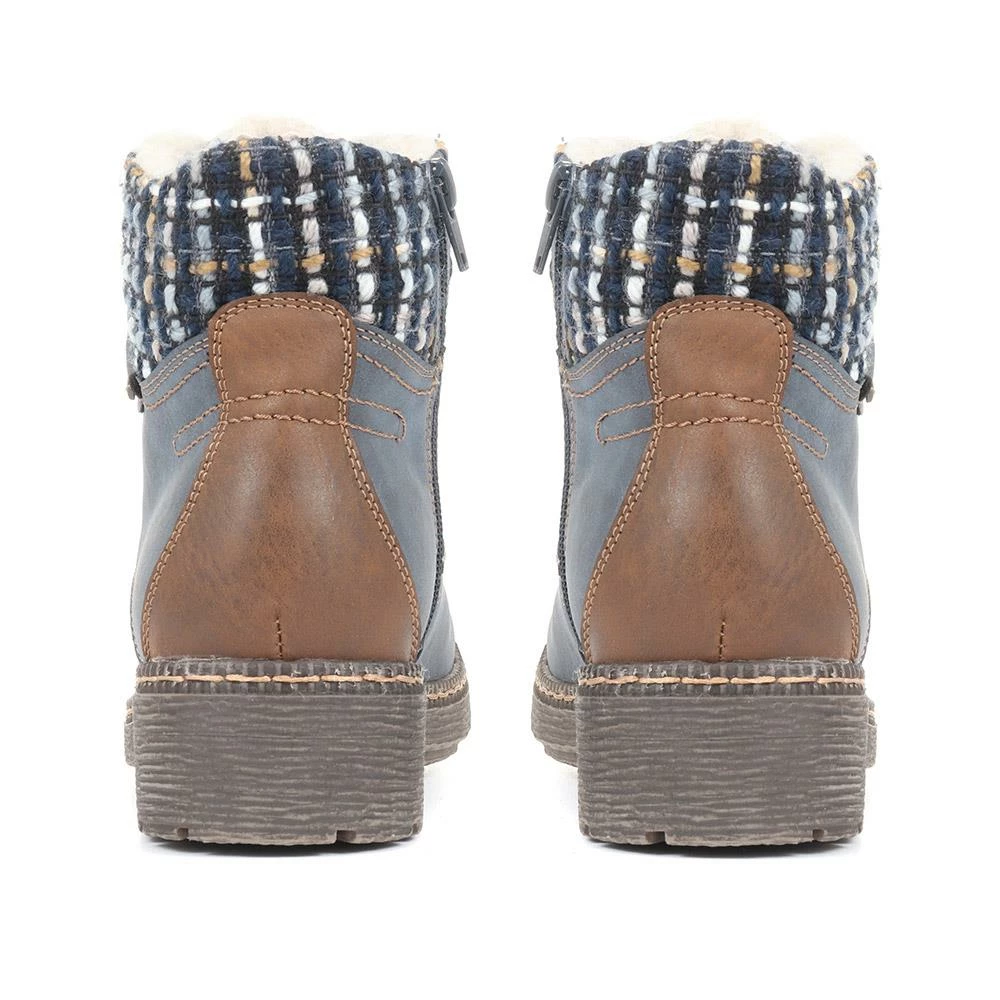 Pavers Lace Up Knitted Cuff Ankle Boots - WBINS34191 / 320 778 / 320 778 10 Pavers Lace Up Knitted Cuff Ankle Boots - WBINS34191 / 320 778 / 320 778