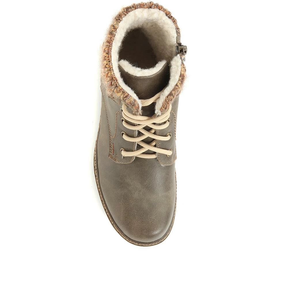 Pavers Lace Up Knitted Cuff Ankle Boots - WBINS34191 / 320 778 / 320 778 15 Pavers Lace Up Knitted Cuff Ankle Boots - WBINS34191 / 320 778 / 320 778