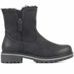 Pavers Faux Fur Lined Boots - WOIL34039 / 321 078