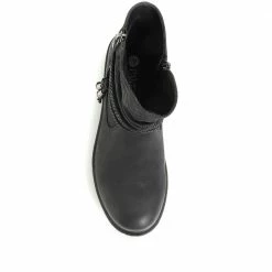 Pavers Ladies Slouch Ankle Boots With Rope Detail - WOIL34041 / 321 079 / 321 079