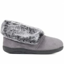 Pavers Wide Fit Faux Fur Slipper Boots - QING30010 / 316 531