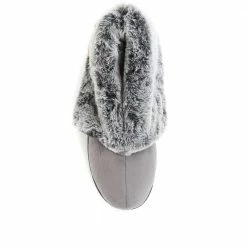 Pavers Wide Fit Faux Fur Slipper Boots - QING30010 / 316 531