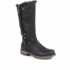 Pavers Faux Fur Lined Knee High Boots - WBINS34033 / 320 618 / 320 618