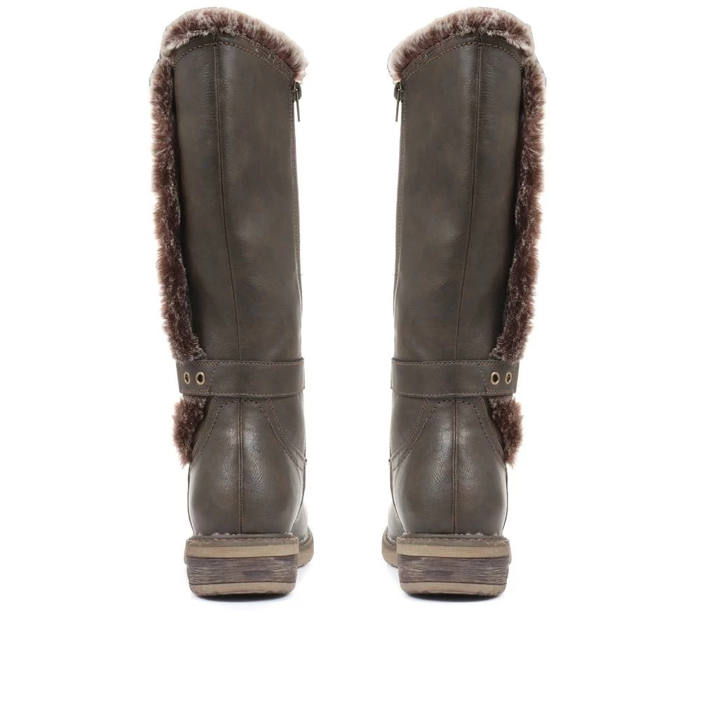 Pavers Faux Fur Lined Knee High Boots - WBINS34033 / 320 618 / 320 618 9 Pavers Faux Fur Lined Knee High Boots - WBINS34033 / 320 618 / 320 618