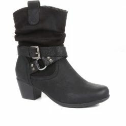 Pavers Slouch Western Ankle Boots - WBINS34051 / 320 454