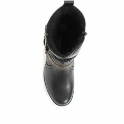 Pavers Ladies Black Slouch Ankle Boots - WBINS34061 / 320 458 / 320 458
