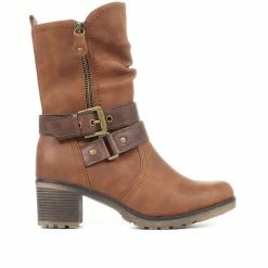 Pavers Ladies Black Slouch Ankle Boots - WBINS34061 / 320 458 / 320 458