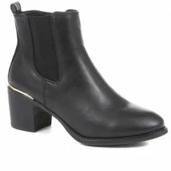Bellissimo Block Heel Chelsea Ankle Boots - BELWOIL34021 / 320 405 / 320 405