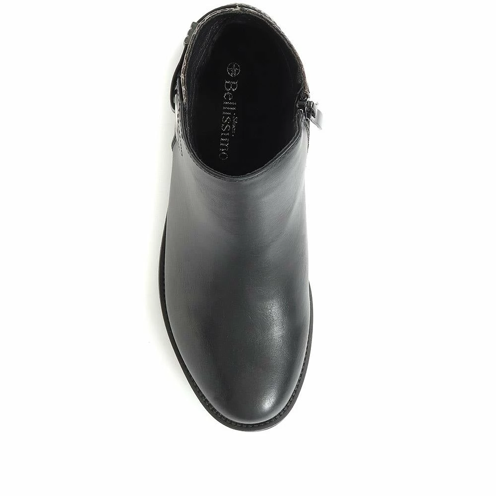 Bellissimo Animal Print Ankle Boots - BELWOIL34025 / 320 407 6 Bellissimo Animal Print Ankle Boots - BELWOIL34025 / 320 407