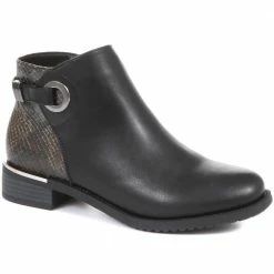 Bellissimo Animal Print Ankle Boots - BELWOIL34025 / 320 407