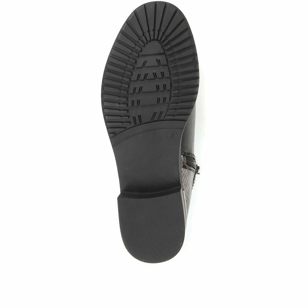 Bellissimo Animal Print Ankle Boots - BELWOIL34025 / 320 407 7 Bellissimo Animal Print Ankle Boots - BELWOIL34025 / 320 407