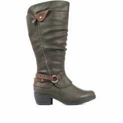Pavers Slouch Boots With Extra Wide Calf - WBINS34187 / 320 780