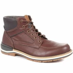 Pavers Casual Men's Wide Cuff Lace Up Ankle Boots - WBINS34199 / 321 195 / 321 195