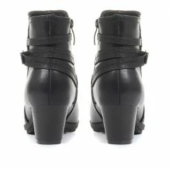 Pavers Women's Casual Black Slouch Ankle Boots - WOIL34023 / 320 406 / 320 406