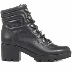 Bellissimo Heeled Leather Hiker Boots - BELBOT34011 / 320 446 8 Bellissimo Heeled Leather Hiker Boots - BELBOT34011 / 320 446