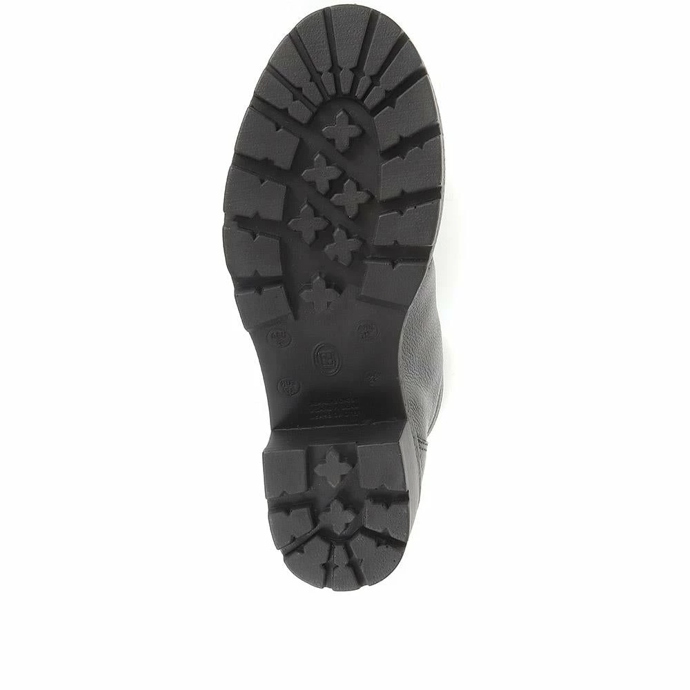 Bellissimo Heeled Leather Hiker Boots - BELBOT34011 / 320 446 6 Bellissimo Heeled Leather Hiker Boots - BELBOT34011 / 320 446