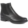 Bellissimo Black Leather Chelsea Boots - BELITAR34011 / 320 422 / 320 422