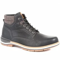 Pavers Casual Ladies Brown Wide Fit Lace Ankle Boots - WBINS34201 / 321 196 / 321 196