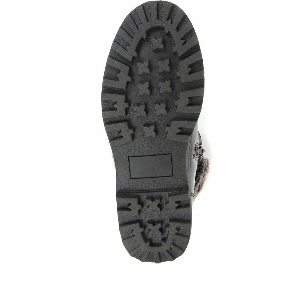 Pavers Faux Fur Hiker Boots - WBINS34159 / 320 578 6 Pavers Faux Fur Hiker Boots - WBINS34159 / 320 578