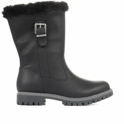 Pavers Faux Fur Topped Boots - WBINS34099 / 320 654