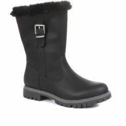 Pavers Faux Fur Topped Boots - WBINS34099 / 320 654