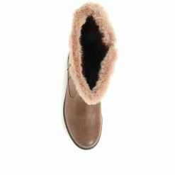 Pavers Faux Fur Topped Boots - WBINS34099 / 320 654