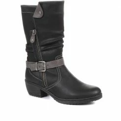Pavers Ladies Slouch Mid-Calf Boots - WBINS34101 / 320 655 / 320 655