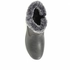 Fly Flot Faux Fur Topped Ankle Boot - FLY34023 / 320 216