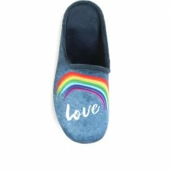 Pavers Novelty Rainbow Love Slippers - RELAX34013 / 321 239