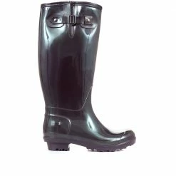 Pavers Patent Fleece Lined Wellies - FEI28001 / 313 059 Boots