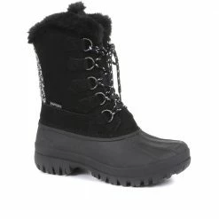 Pavers Lace Up Faux Fur Snow Boots - NATU34001 / 320 913 / 320 913