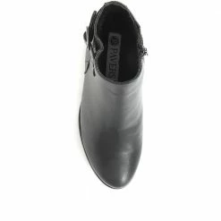 Pavers Block Heel Ankle Boots - WBINS34059 / 320 457