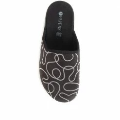 Pavers Slippers Slipper Clogs With Abstract Pattern - MUYA34003 / 321 253 / 321 253