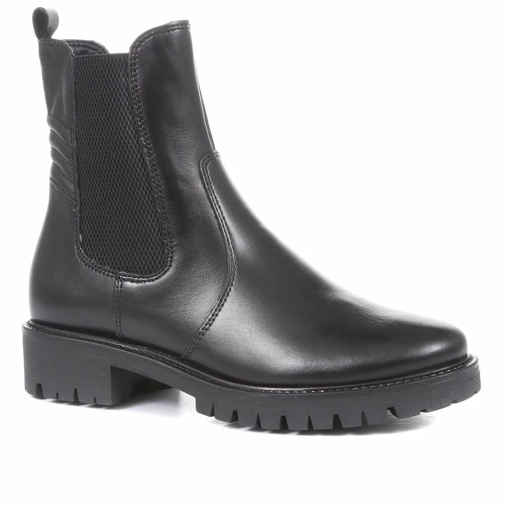 Bellissimo Chunky Leather Chelsea Boots - BELITAR34007 / 320 360 1 Bellissimo Chunky Leather Chelsea Boots - BELITAR34007 / 320 360