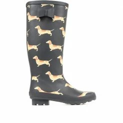 Pavers Dog Print Wellington Boots - JDE34005 / 321 040 8 Pavers Dog Print Wellington Boots - JDE34005 / 321 040