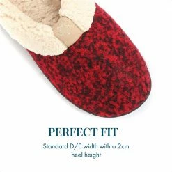 Pavers Ladies Red Melodie Slipper Clogs - MELODIE / 320 619 / 320 619 Slippers