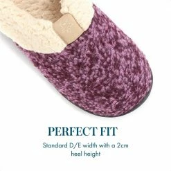 Pavers Ladies Red Melodie Slipper Clogs - MELODIE / 320 619 / 320 619 Slippers