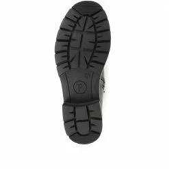 Pavers Black Knee High Buckle Boots - WBINS34213 / 320 941 / 320 941