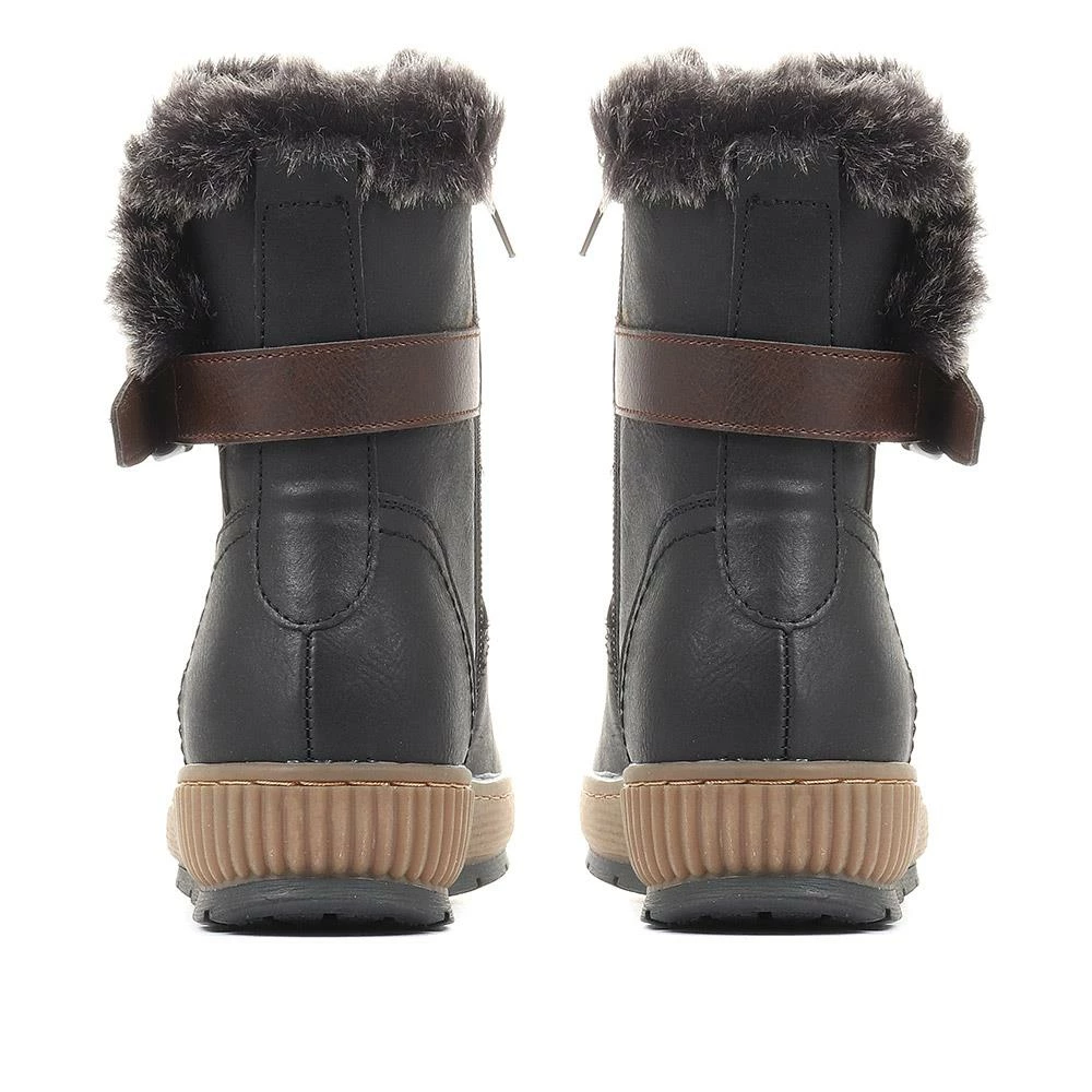 Pavers Ladies Faux Fur Ankle Boots - WBINS34021 / 320 586 / 320 586 5 Pavers Ladies Faux Fur Ankle Boots - WBINS34021 / 320 586 / 320 586