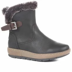 Pavers Ladies Faux Fur Ankle Boots - WBINS34021 / 320 586 / 320 586