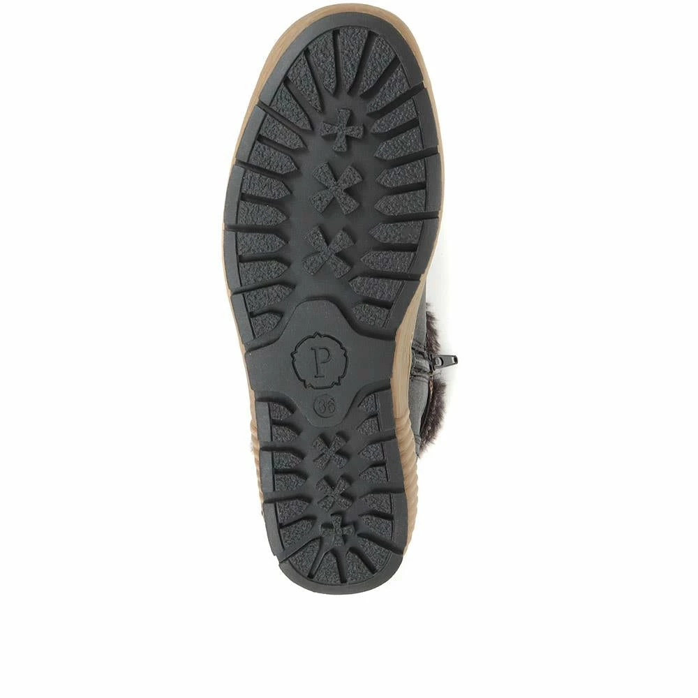 Pavers Ladies Faux Fur Ankle Boots - WBINS34021 / 320 586 / 320 586 7 Pavers Ladies Faux Fur Ankle Boots - WBINS34021 / 320 586 / 320 586