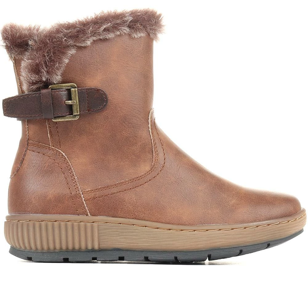 Pavers Ladies Faux Fur Ankle Boots - WBINS34021 / 320 586 / 320 586 8 Pavers Ladies Faux Fur Ankle Boots - WBINS34021 / 320 586 / 320 586