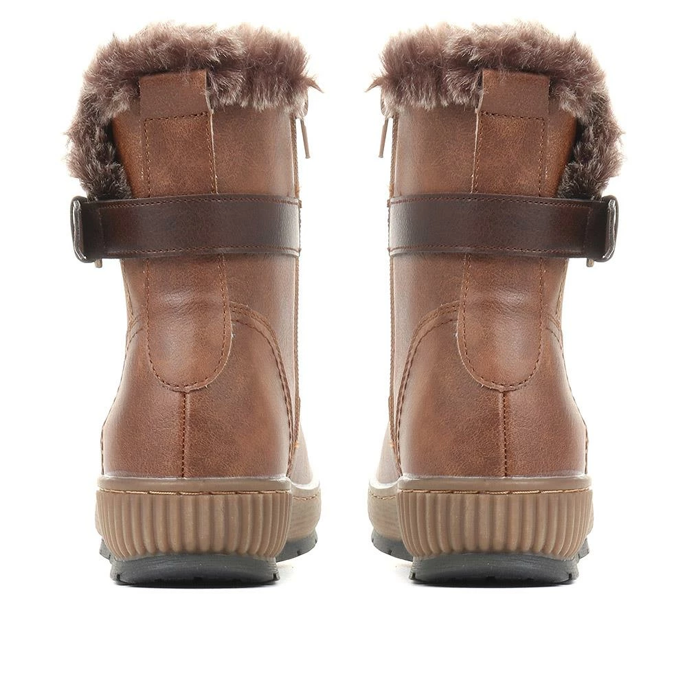 Pavers Ladies Faux Fur Ankle Boots - WBINS34021 / 320 586 / 320 586 9 Pavers Ladies Faux Fur Ankle Boots - WBINS34021 / 320 586 / 320 586