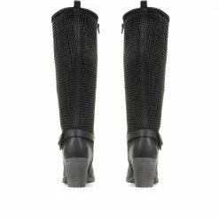 Pavers Knee High Boots With Extra Wide Calf - WBINS34169 / 320 707