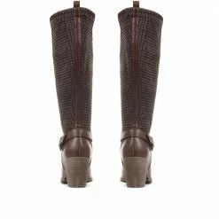 Pavers Knee High Boots With Extra Wide Calf - WBINS34169 / 320 707