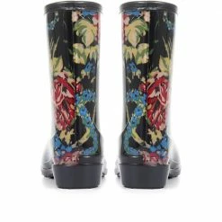 Pavers Floral Print Wellie Ankle Boot - FEI30008 / 316 230